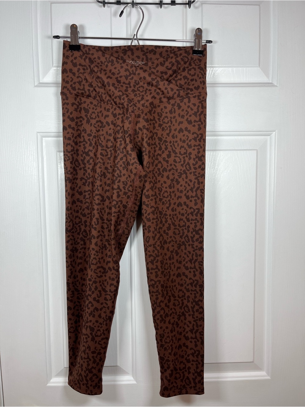 Evolution and Creation Leopard Print Leggings - Size Small